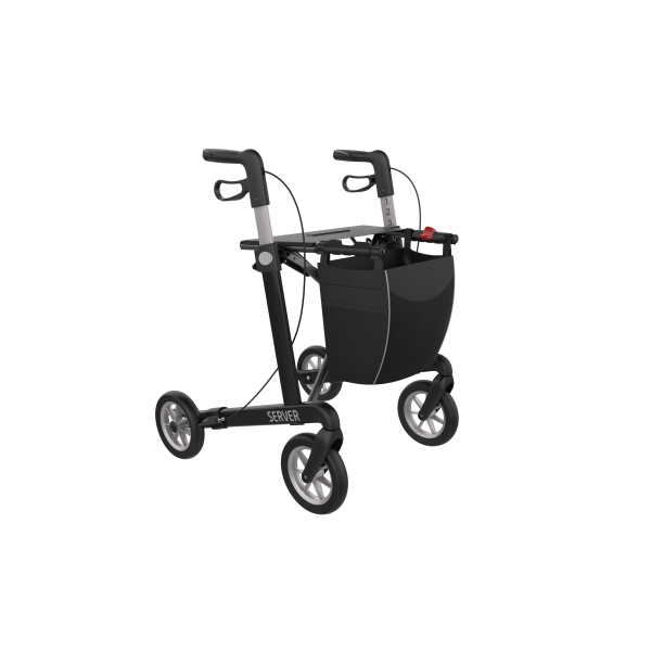 Server With Soft Wheels (black) Front Right72